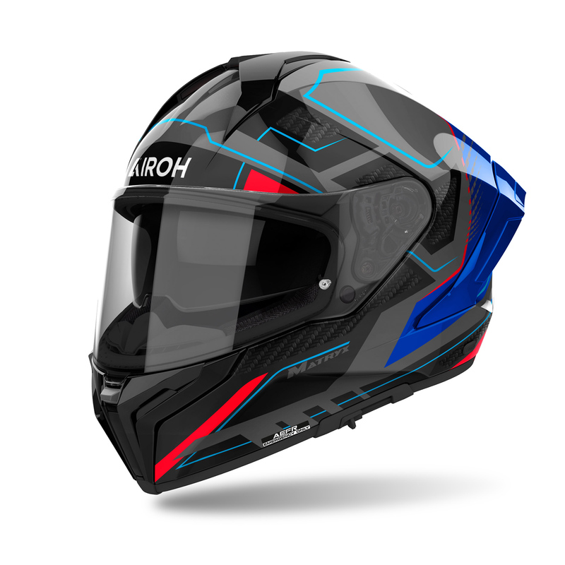MX Rocket Blue Red Gloss